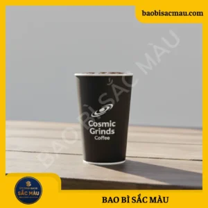 Cốc giấy màu đen / Ly giấy màu đen