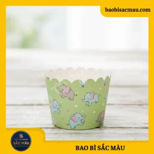 Ly giấy đựng bánh bông lan