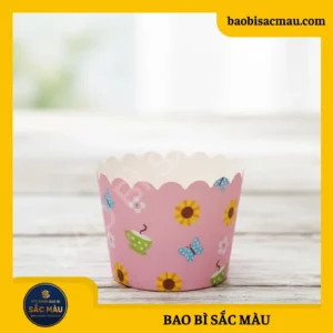 Ly giấy đựng bánh bông lan