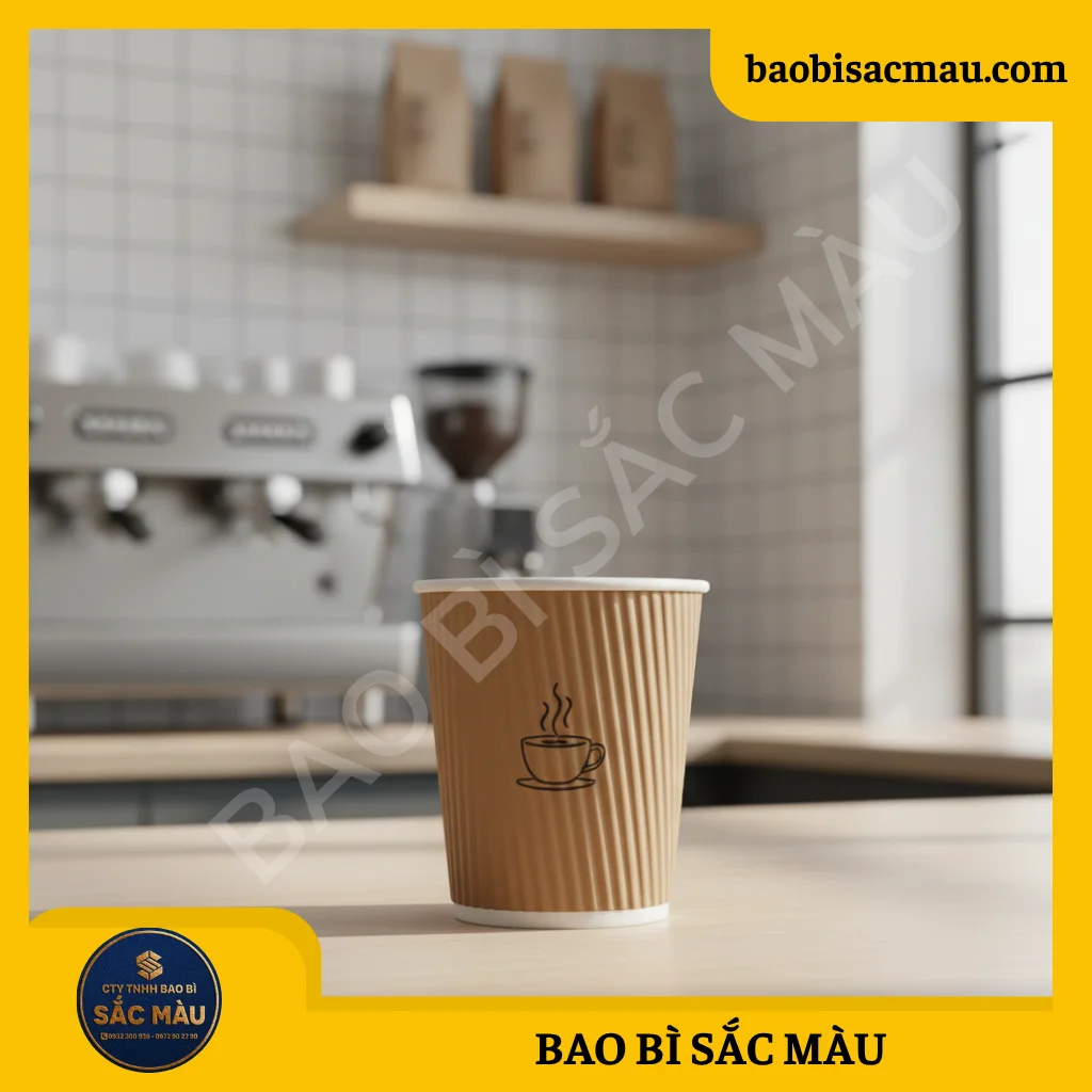 Ly giấy gợn sóng