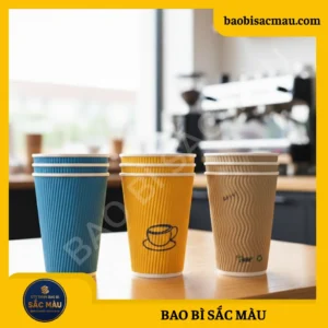 Ly giấy gợn sóng