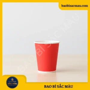 Ly giấy màu đỏ/ Cốc giấy màu đỏ