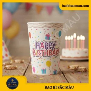 Ly giấy sinh nhật
