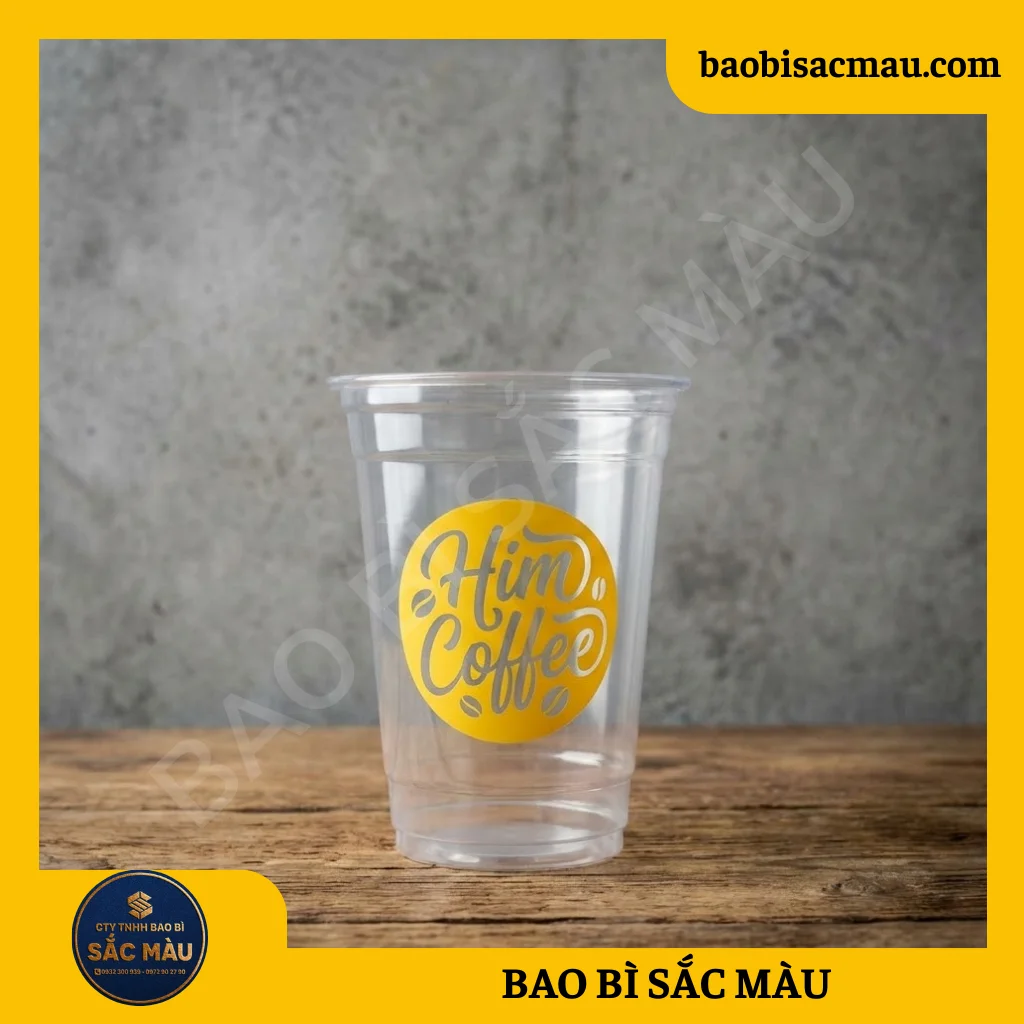 In ly nhựa/ In cốc nhựa dùng 1 lần, giá rẻ, nhiều màu