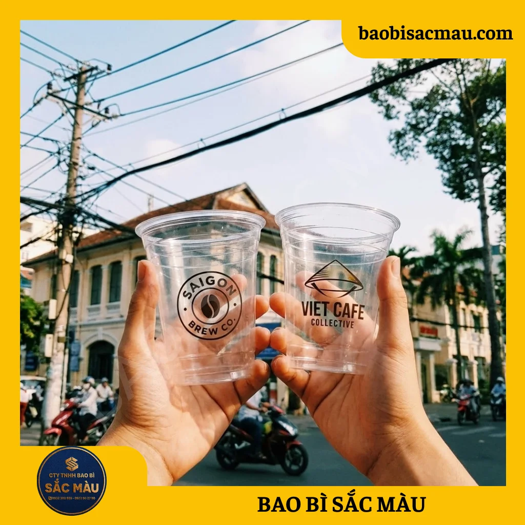 In ly nhựa/ In cốc nhựa dùng 1 lần, giá rẻ, nhiều màu