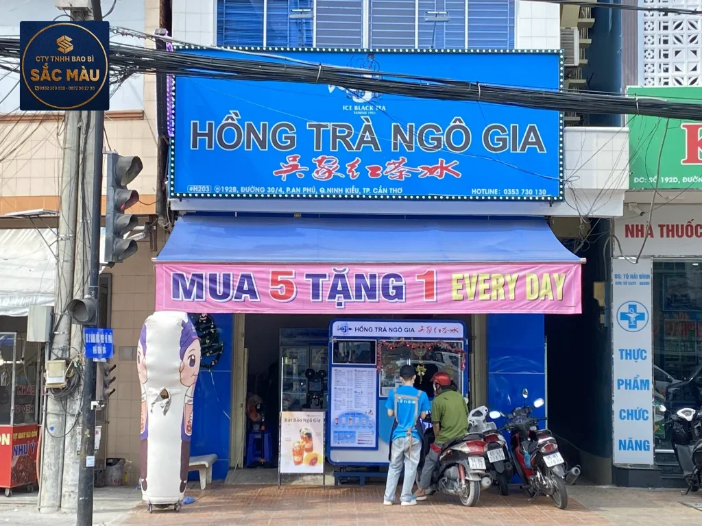 Menu Hồng trà Ngô Gia Cần Thơ